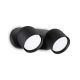 Aplica cu 2 Spoturi stil modern minimalist Dodo ap2 negru
