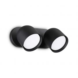 Aplice cu Spot - Aplica cu 2 Spoturi stil modern minimalist Dodo ap2 negru