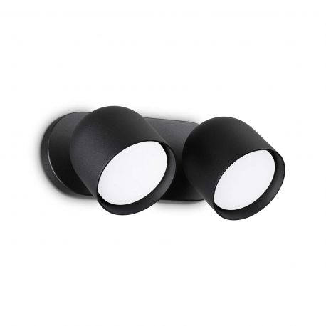 Aplice cu Spot - Aplica cu 2 Spoturi stil modern minimalist Dodo ap2 negru