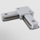 Accesorii iluminat - Accesoriu, conector L alb pentru sinele monofazate Unity