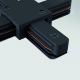 Accesorii iluminat - Accesoriu, conector X negru pentru sinele monofazate Unity