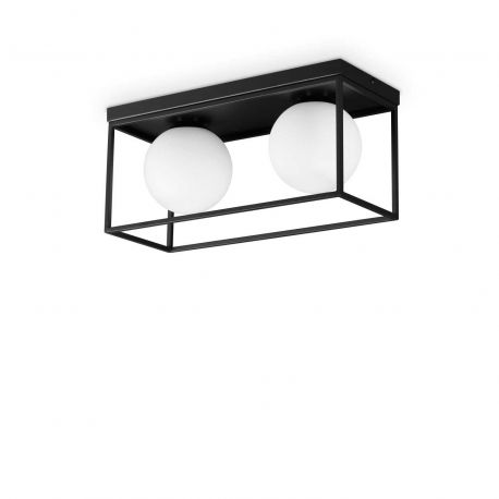 Plafoniere - Plafoniera design modern Lingotto PL2 negru