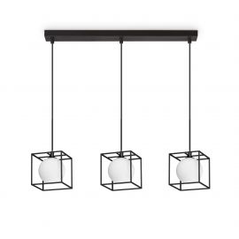 Pendule, Lustre suspendate - Lustra suspendata design modern Lingotto sp3 single negru