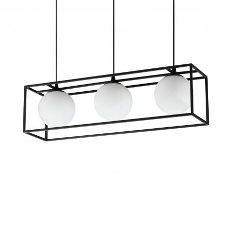 Pendule, Lustre suspendate - Lustra suspendata design modern Lingotto sp3 negru
