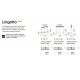 Pendule, Lustre suspendate - Lustra suspendata design modern Lingotto sp3 negru