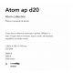 Aplice - Aplica LED de exterior ambientala Ip54 Atom ap d20 alba