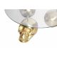 Masute Living - Masuta de cafea design unicat Skull 90cm gold