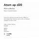 Aplice - Aplica LED de exterior ambientala Ip54 Atom ap d20 coffee