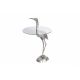 Masute Living - Masuta design unicat Reiher 90cm argintiu