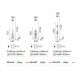 Pendule, Lustre suspendate - Lustra/Pendul LED design modern Lumiere-2 sp