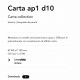 Aplice, corpuri de iluminat pentru pereti - Aplica de perete stil minimalist Carta ap1 d10