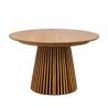 Masa rotunda extensibila Valhalla Wood 120-200cm, stejar