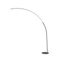 Lampadar LED modern tip arc Comet pt negru
