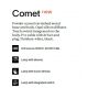 Lampadare - Lampadar LED modern tip arc Comet pt negru