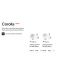 Plafoniere - Plafoniera LED design modern Corolla-2 pl