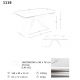 Mese extensibile - Masa extensibila deosebita design LUX Porcelain Marble 160-240cm