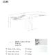 Mese dining - Masa deosebita design LUX Oval Barrel 240cm
