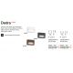Aplice - Aplica LED iluminat exterior ambiental IP65 Dedra ap big