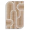 Covor design LUX tesut manual din lana Marsala 300x400