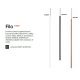 Pendule, Lustre suspendate - Pendul LED stil minimalist Filo sp1 long wire alb