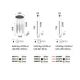 Pendule, Lustre suspendate - Pendul LED stil minimalist Filo sp1 long wire alb