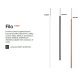 Pendule, Lustre suspendate - Pendul LED stil minimalist Filo sp1 long wire negru