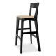 Scaune Bar - Scaun de bar LUX design clasic Alvear negru, ratan