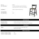 Scaune Bar - Scaun de bar LUX design clasic Counter Stool Alvear