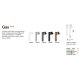 Stalpi - Stalp iluminat exterior modern IP43 Gas pt1 negru