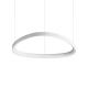 Pendule, Lustre suspendate - Lustra LED suspendata design circular Gemini sp d061 dali/push alb