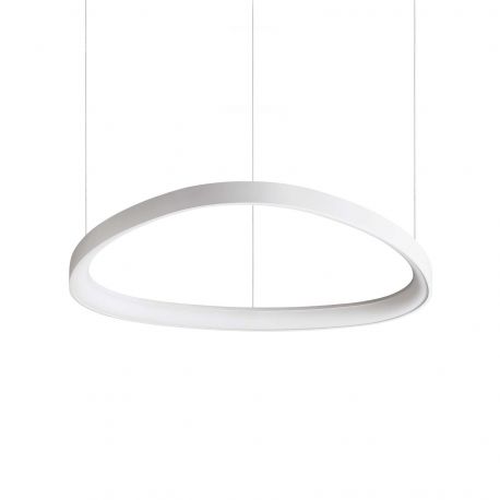 Pendule, Lustre suspendate - Lustra LED suspendata design circular Gemini sp d061 dali/push alb