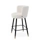 Scaune Bar - Scaun de bar pivotant design LUX Grenada Counter, Lyssa off-white