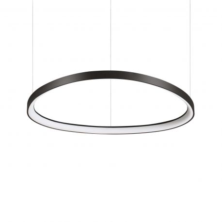 Pendule, Lustre suspendate - Lustra LED suspendata design circular Gemini sp d081 dali/push negru
