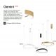Pendule, Lustre suspendate - Lustra LED suspendata design circular Gemini sp d081 dali/push negru