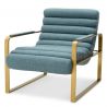 Fotoliu elegant design LUX Olsen, scalea blue