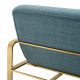 Fotolii - Fotoliu elegant design LUX Olsen, scalea blue