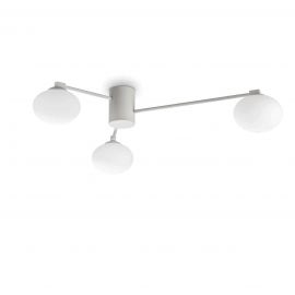 Lustra aplicata stil minimalist Hermes pl3 d90 alba