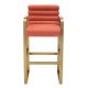 Scaune Bar - Scaun de bar elegant design LUX Olsen, scalea orange