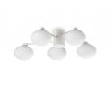 Lustra aplicata stil minimalist Hermes pl5 d60 alba