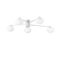 Lustra aplicata stil minimalist Hermes pl5 d90 alba