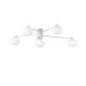 Lustra aplicata stil minimalist Hermes pl5 d90 alba