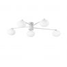 Lustra aplicata stil minimalist Hermes pl5 d90 alba