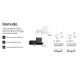 Aplice cu Spot - Aplica cu spot directionabil stil modern Komodo-1 ap alba