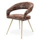 Scaun design elegant LUX Bravo, boucle sonata red