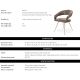 Scaune - Scaun design elegant LUX Bravo, boucle sonata red