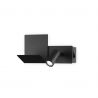 Aplica cu spot directionabil stil modern Komodo-2 ap neagra