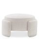 Banchete-Tabureti - Taburete modern design LUX Ortega, Lyssa off-white