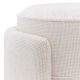 Banchete-Tabureti - Taburete modern design LUX Ortega, Lyssa off-white