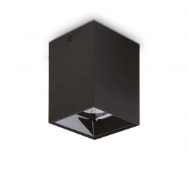 Plafoniere cu spoturi, Spoturi aplicate - Spot LED aplicat modern Nitro pl square d10 negru