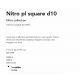 Plafoniere cu spoturi, Spoturi aplicate - Spot LED aplicat modern Nitro pl square d10 negru